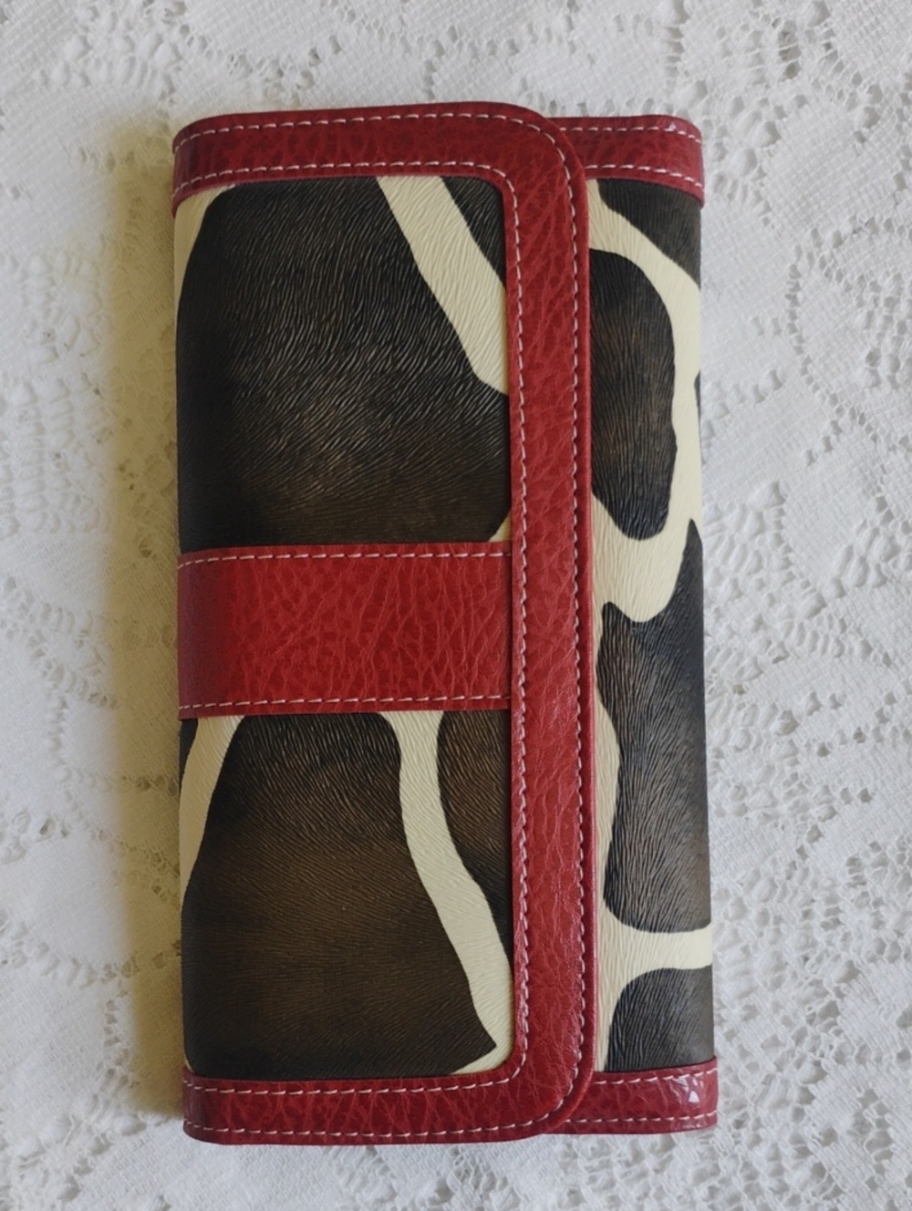 Animal Print Faux Leather Style Women's Wallet - Picture 1 of 13